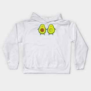 Cute avocado Kids Hoodie